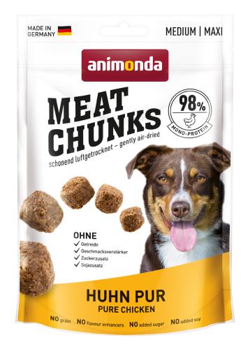 ANIMONDA MEAT CHUNKS  FOR MEDIUM AND MAXI DOGS PURE CHICKEN  80G