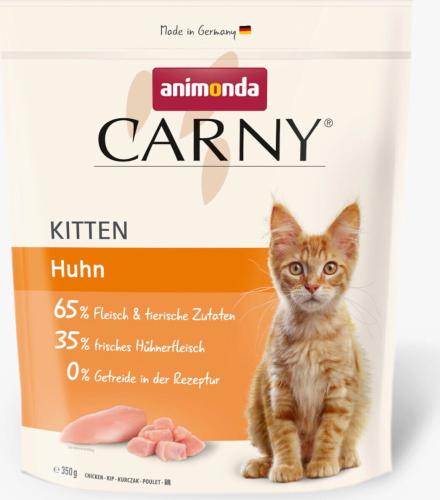 CARNY GRAIN FREE DRY FOOD FOR KITTENS WITH CHICKEN 350G