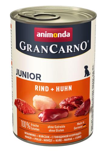 GRAN CARNO FOR PUPPY AND JUNIOR DOGS WITH CHICKEN AND BEEF 400G