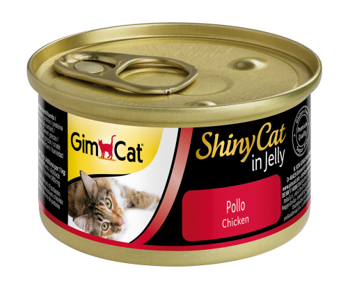 GIMCAT SHINY CAT COMPLEMENTARY FOOD FOR CATS CHICKEN  IN JELLY 70G
