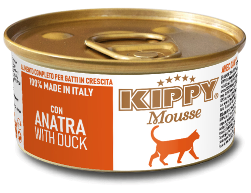 KIPPY MOUSSE FOR CATS WITH DUCK GRAIN FREE 85G