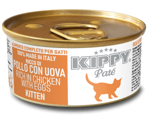 KIPPY FOR KITTENS RICH IN CHICKEN AND EGGS GRAIN FREE 85G