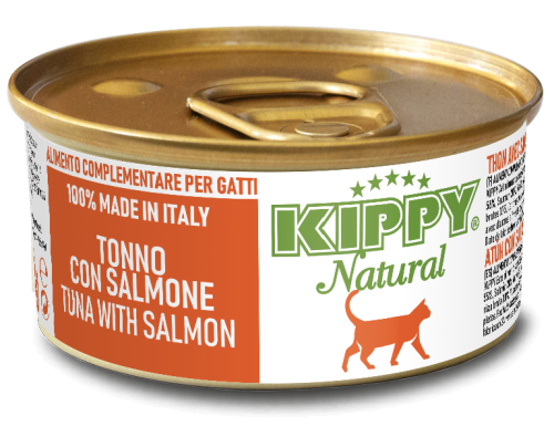 KIPPY NATURAL COMPLEMENTARY FOOD FOR CATS WITH TUNA AND SALMON  70G