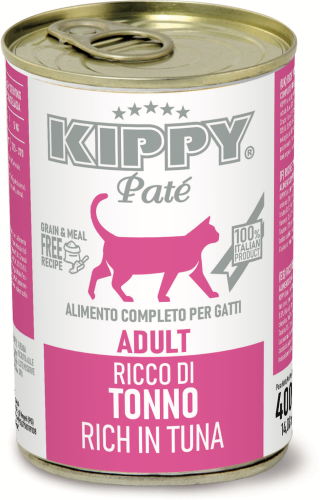 KIPPY PATE FOR ADULT CATS GRAIN FREE WITH TUNA 400G