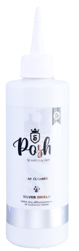 NATURAL POSH PETS EAR CLEANER SILVER SHIELD 250ML
